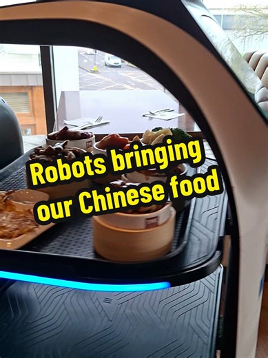 Yes, its called The Chinese Buffet. Ita located next to the cinema at the Rock. The little robots add something different £17.50....we well got our moneys worth #chinese #bury #stockport #chickenwings #fyp