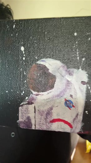 I’ve been doing some watercolors but really wanted to get into acrylics so here’s my first attempt. Thanks for the gift @Bree Ball477 ! #acrylicpainting #art #painting