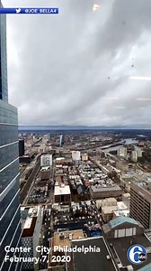 12K views · 196 reactions | FRIDAY STORM: The view as the dark clouds, strong winds, and heavy rain rolled through from Center City Philadelphia. (Video: Joe Bella) https://6abc.com/weather/severe-thunderstorm-warning-for-delaware-valley/49644/ | 6abc Action News | Facebook