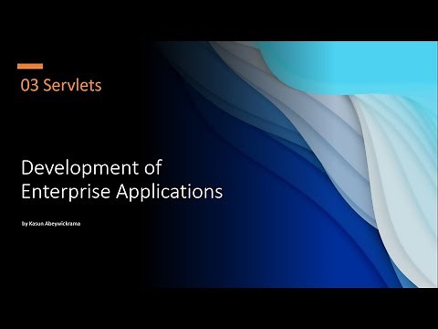 03 - Servlets I සිංහලෙන් - Development of Enterprise Applications ‪@Dev-Labs‬