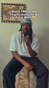 This nurse was wayyyyy too excited to conduct shock therapy to patients. It can have its benefits, but this is not how you should go about it. Am I the only one? #psych #psychwardstories #psychunit #grippysockvacation #psychiatrist #mentalhealthadvocate #jayspsychwardstories | Jay’s Psych Ward Stories