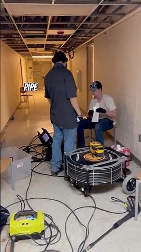 Installation of cured in place pipe is easy. Pipe preparation isn’t. #cipp #pipelining #plumbing