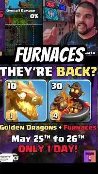 The Golden Dragon is BACK for ONLY 1 DAY! (Clash Of Clans)
