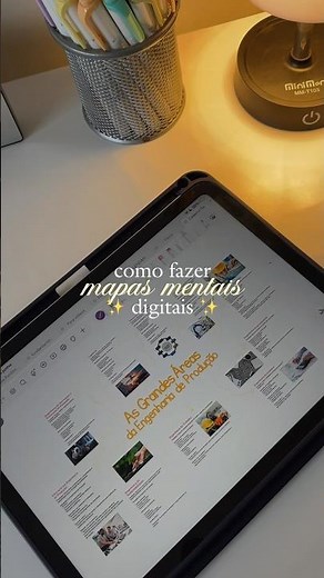 como fazer mapas mentais ✨ #freenotes #ipadnotes #mapasmentais #studywithme #studyvlog