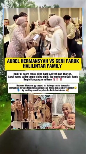 Aurel Hermansyah VS Geni Faruk Halilintar familly #trending #aurelhermansyah #artist #viral #fyp