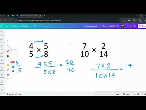 Multiplying Fractions - Fractions Operations | #maths #viral #mathstricks #exam #facts #education