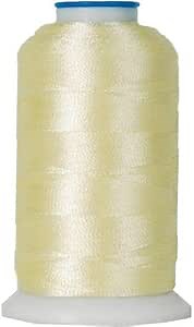 Threadart Rayon Machine Embroidery Thread - No. 151 - Pale Yellow- 1000M - Strong & Luxurious