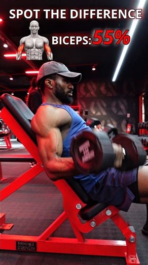 You're Doing Incline Dumbbell curls WRONG❌️ #shorts #fitness
