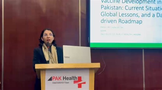 Prof Saira Afzal Dean Institute of Public health, Prof Mulazim Bukhari and Prof Shahid Baig and faculty of Institute of Public health actively participated in Vaccine Development Consortium meeting. VDC built on joint collaboration among federal and provincial governments, academia, and public–private partners is vital for national health security and self-reliance. Such collaboration pools scientific expertise, regulatory oversight, financing, and manufacturing capacity, reducing duplication an