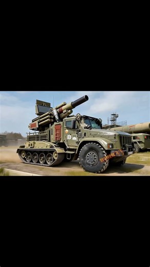 红色警戒：重制经典之 防空履带车又称煤球车，此视频由AIGC工作流制作完成，内容纯属娱乐，无不良引导#809 #数字特效飞飞
