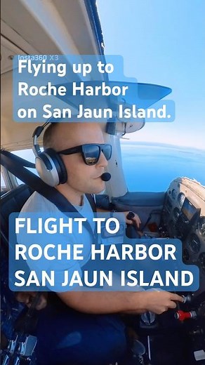 POV: Your Flying Into Paradise (San Juan Islands)