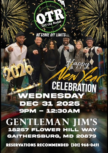 🎉🥂 BRING IN THE NEW YEAR WITH OTR - OFF THE RADAR! No Genre Off Limits. Experience Something Different. Step Outside the Box! Reservations Recommended (301) 968-0451 https://gentlemanjimsmd.com/ #offtheradarband #otrband #OTR #nogenreofflimits #offtheradar | OTR - Off The Radar