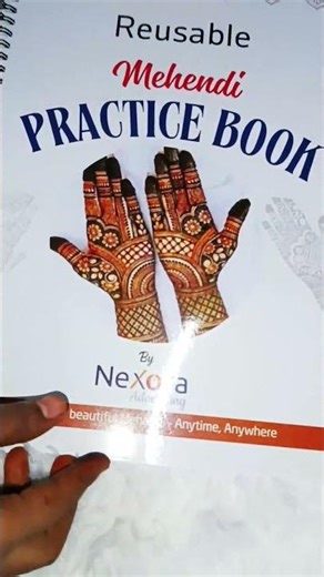 reusable practice book #mehndi #ytshorts #viral #hennadesign #reels #youtubeshorts