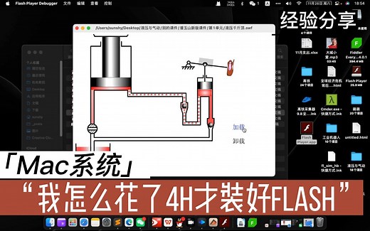用了4小时！我终于在mac系统里安好了flash，打开swf文件！