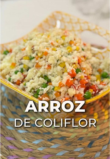 Arroz de Coliflor Primavera: Receta Colorida y Saludable