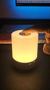 Touch Control Table Lamp USB Rechargeable Night Light with 3-Colors Desk Light