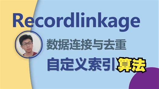 数据集去重和多数据集链接技术 Recordlinkage(4)自定义索引算法