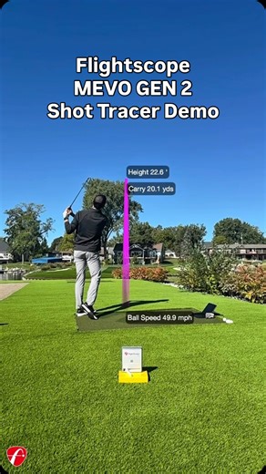 Golf Simulator Videos on Instagram: "Flightscope MEVO GEN 2! How to Setup & Use the AR Shot Tracer! Buy Gen 2 Direct & use code GSVMEVO to SAVE! . #golf #golfshot #golfswing #flightscope #golfaddict #golftips #golfsimulator #golfer #golfswing #golfswingtips #golftip"