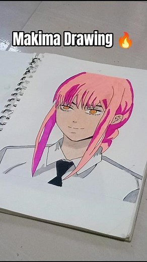 Makima Drawing 🫶🏻🧿 - Epic Chainsaw Man Fanart 🔥