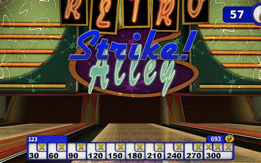 用炸弹球在黄金保龄球里拿到300分满分（Gutterball：Golden Pin Bowling 不一样的试玩）