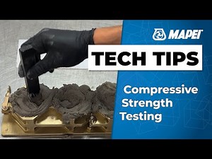 Compressive Strength Testing of MAPEI's Cementitious Grouts and Repair Mortars