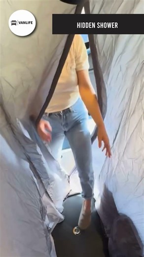 FULL VANTOUR Next-Level Hidden Van Shower! #shorts