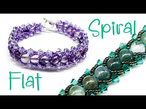 Easy! Learn the Flat Spiral Stitch Bracelet in This Easy Tutorial