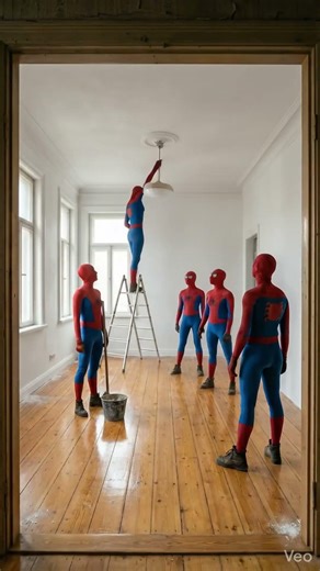 🏚️➡️🏠 Abandoned Room Restored by a Spider-Man Style Worker ✨