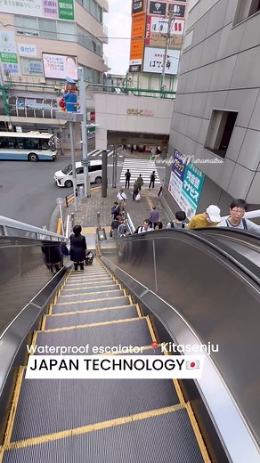 229K views · 1.5K reactions | Japan technology  waterproof escalator #japan #JapanTechnology | Jennifer Muramatsu | Facebook