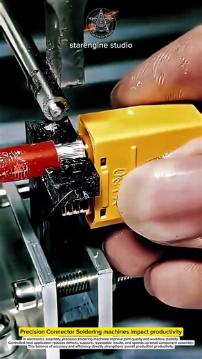Precision Connector Soldering machines impact productivity #machines