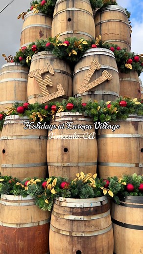 Only one week until we officially kick off the holiday season at #EuropaVillage. We invite you to join us all season long to stroll under twinkling lights, soak in the festive décor, and experience the magic of the holidays with us.🎄 #HolidaysAtEuropaVillage #christmas #holidaydecor #visittemecula #holidaylights