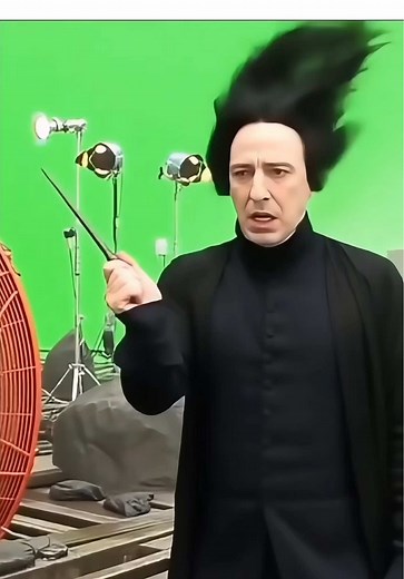 More “bloopers” #alanrickman #severussnape #bloopers #aigenerated #harrypotter