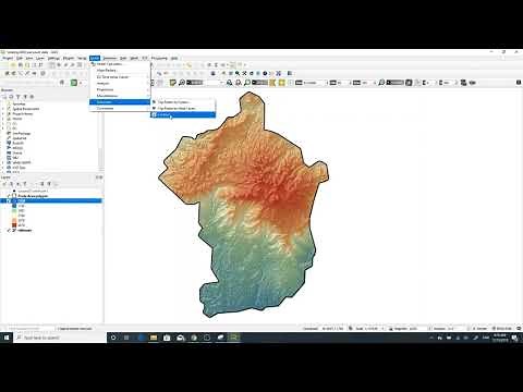 Creating Contour Line from DEM in QGIS