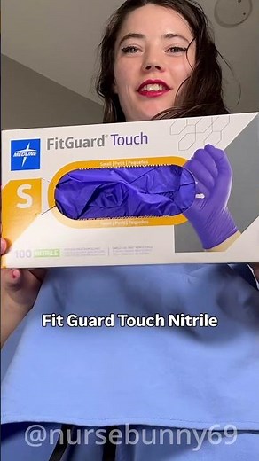 Here's a bit from my alternate review of the FitGuard Touch nitrile exam gloves
