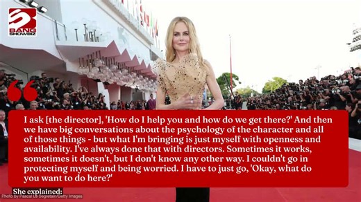 Nicole Kidman doesn't "think about bodies" when she's performing intimate scenes on screen