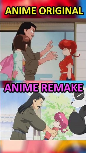 SOUN DESCUBRE QUE RANMA ES MUJER - #ranma½ REMAKE VS ORIGINAL