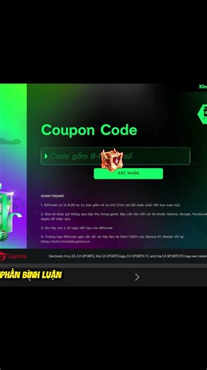 Nhập 4 Code Fc Mobile VN Mới Nhất 2026 Nhận Quà #codefcmobile #codefcmobilevn