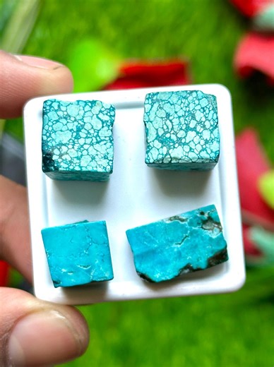 Raw Turquoise 4 Pcs 18–11mm 98.10ct Natural Rough Turquoise Stones - Etsy