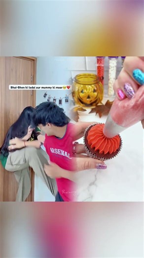 Bhai bhen ki ladai aur maa se maar🥹❤️#relatable #shorts #emotional #family #brothersister #comedy