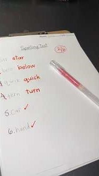 Grading 📋✔️ • • • #teacher #justforfun #writing #spelling
