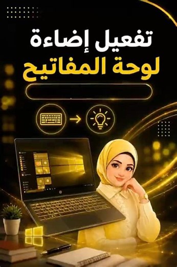 تعلم طريقة تفعيل إضاءة لوحة المفاتيح في اللابتوب بخطوات سريعة وسهلة