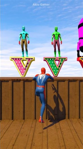 GTA 5 Epic Water Ragdolls Spiderman Jump/Fails Episode 46 #shorts