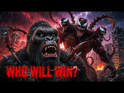 King Kong vs. Venom & Carnage: Symbiote Nightmare 😱 Most Brutal Fight Ever!