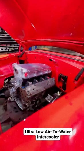 1.7K views · 72 reactions | Tri-Five With Our Ultra Low Intercooler! - Our Ultra Low Profile Air-To-Water Intercooler give you plenty of clearance on most applications! - #teamtick members save on this product and many more! | Tick Performance | Facebook