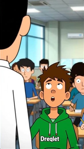 When the Exam Is Too Hard 😂 | Funny School Exam Cartoon Short