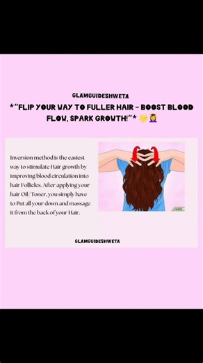 *“Flip your way to fuller hair – boost blood flow, spark growth!”* 🌟💆‍♀️ #hairgrowth #tips #ideas