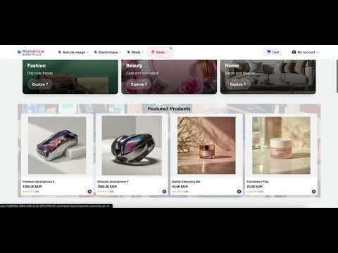 🚀 MarketCore – Full E-commerce & Marketplace Template in Spring Boot 3 + TailwindCSS