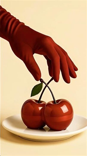 Velvet Cherry Split 🍒 | The Velvet ASMR #Shorts #asmr