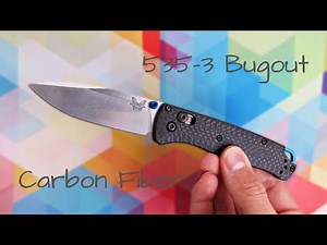 Benchmade 535-3 Bugout (CF and s90v): Knife Overview