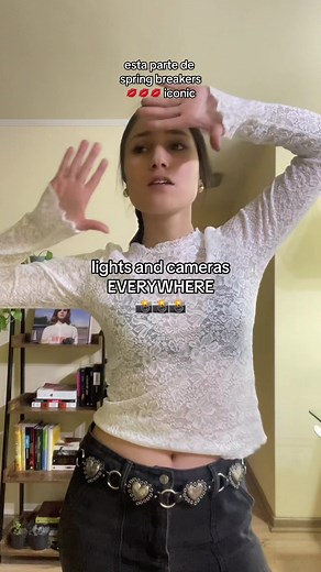 Charli XCX Lip-Sync Performance with DUI Stare in Spring Breakers